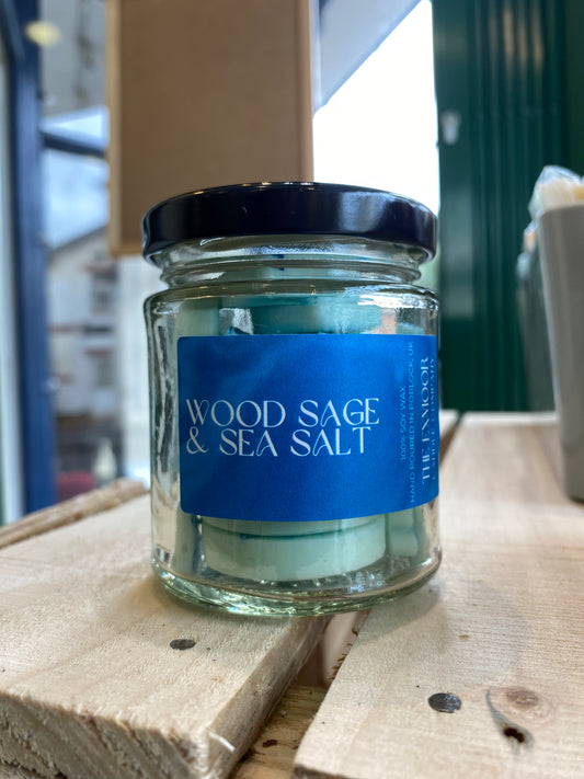 Wood Sage & Sea Salt Wax Melt Jar (80g)