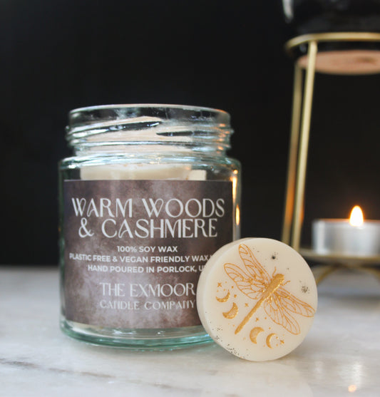 Warm Woods & Cashmere Wax Melt Jar